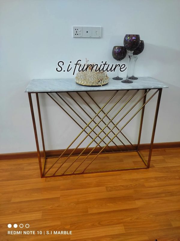 Consol Table with marble top